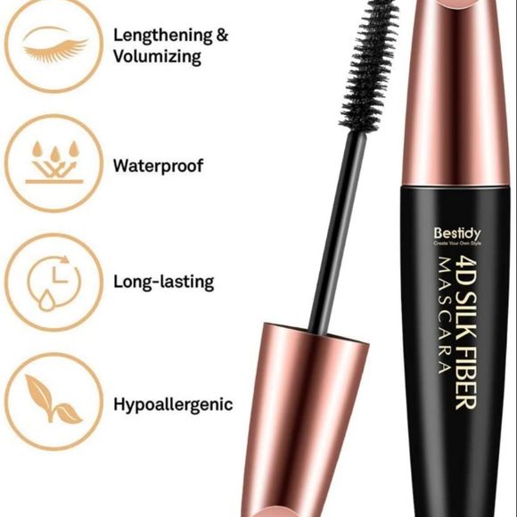 ʕ·ᴥ·ʔ4D Silk Fiber Lash Mascara, Fiber Mascara, 4D Silk - Picture 2 of 5